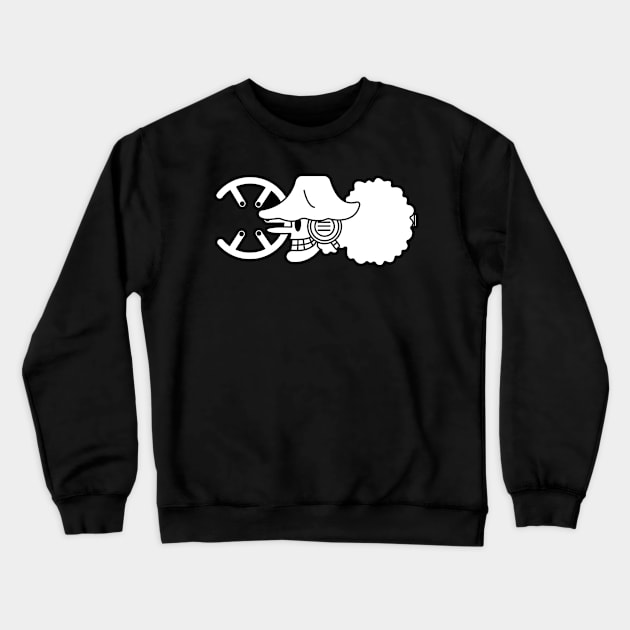 Usopp Jolly Roger 2 Crewneck Sweatshirt by onepiecechibiproject